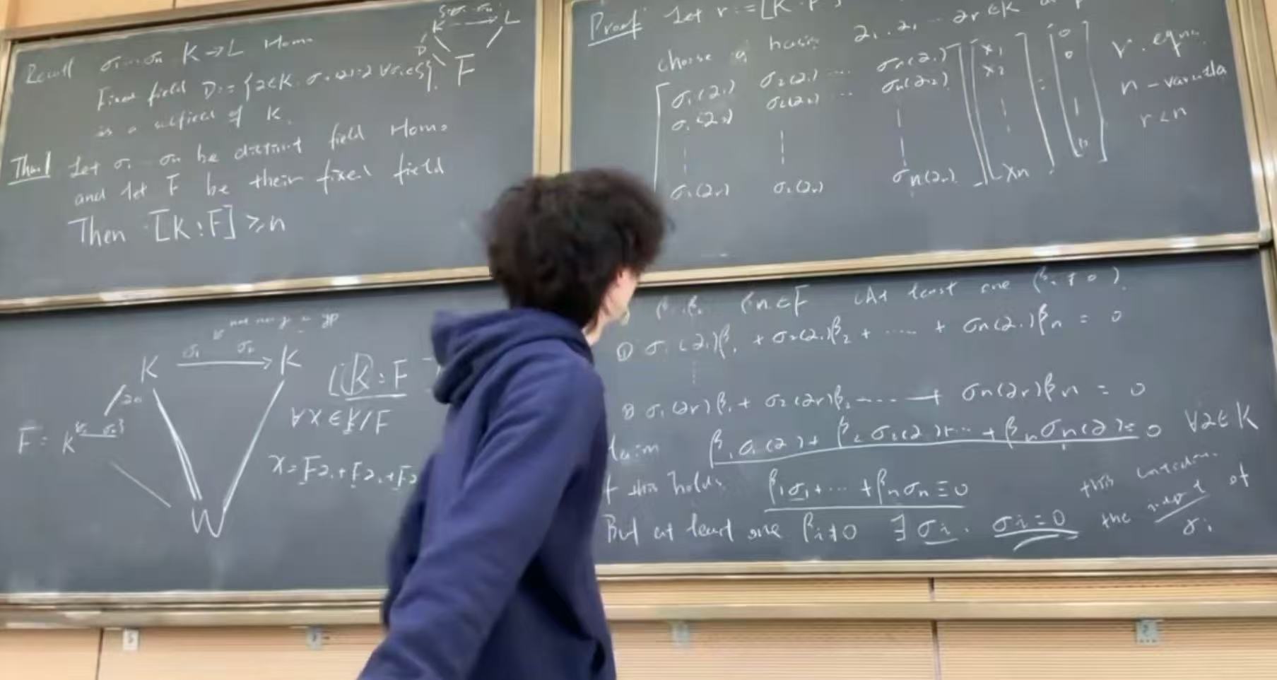 Pure math seminar organization